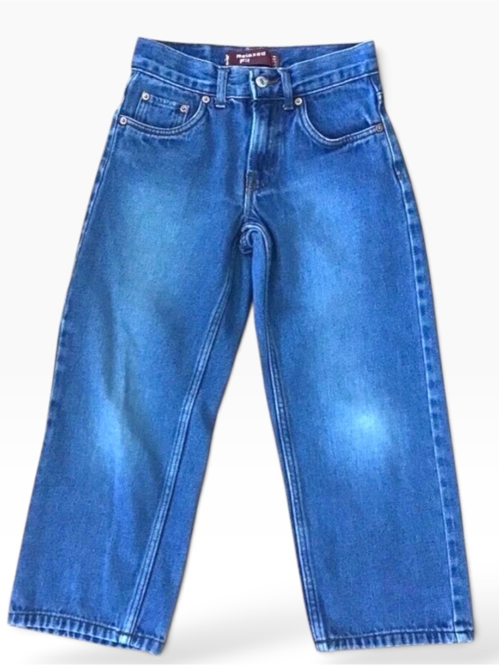 Levis 550 jeans Kids relaxed fit size 8 INFANT unisex 100% cotton blue denim